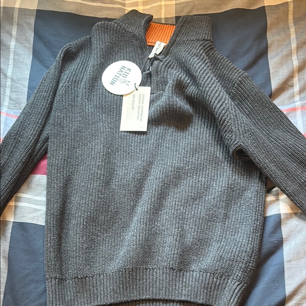 Cozy Kids Gray Sweater